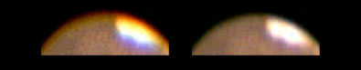 Closeup showing the effect of removal of atmospheric dispersion