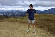 Me on the very top of Loma Alta. You can see a bit of Mt. Tam in the background.